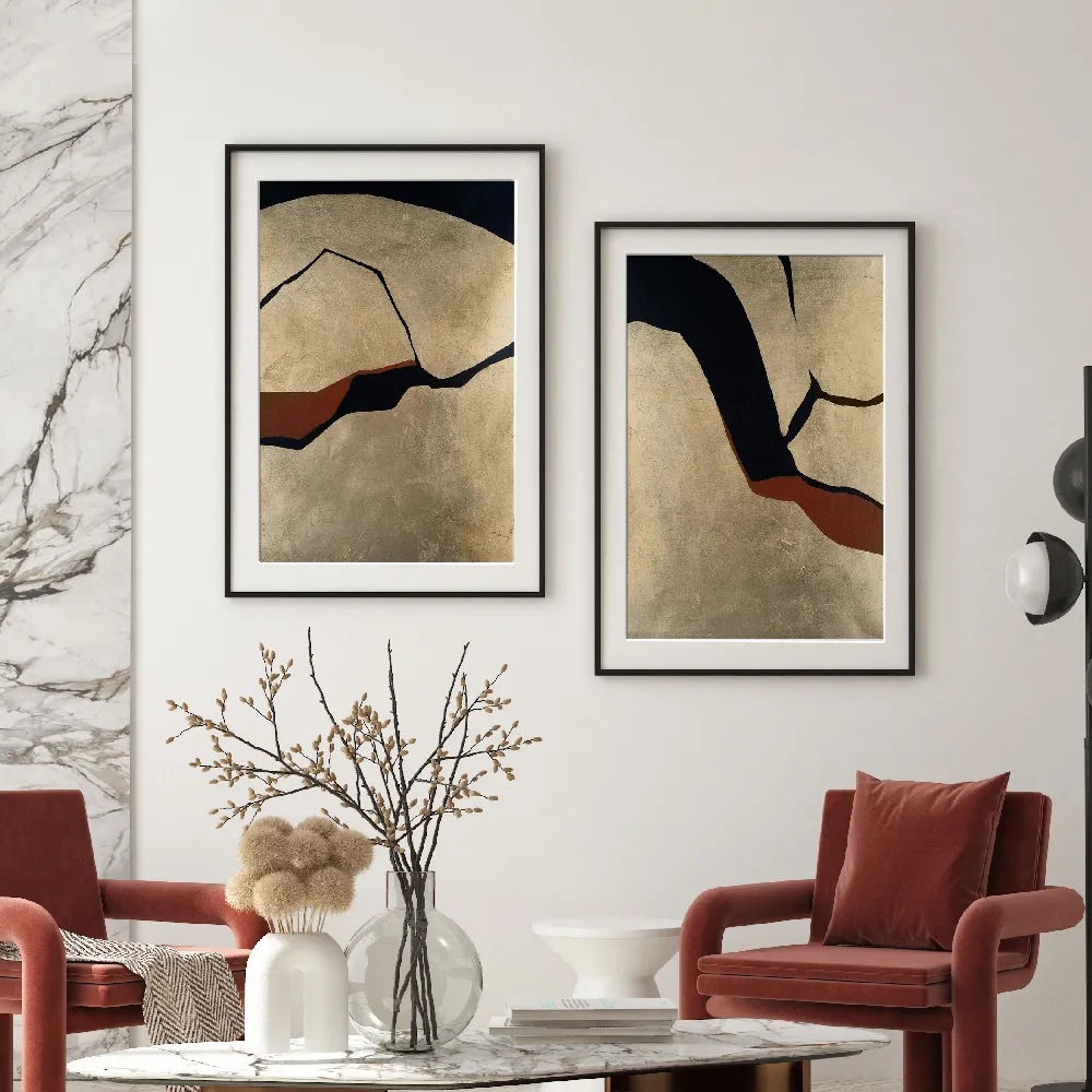 Embellished Golden Falls