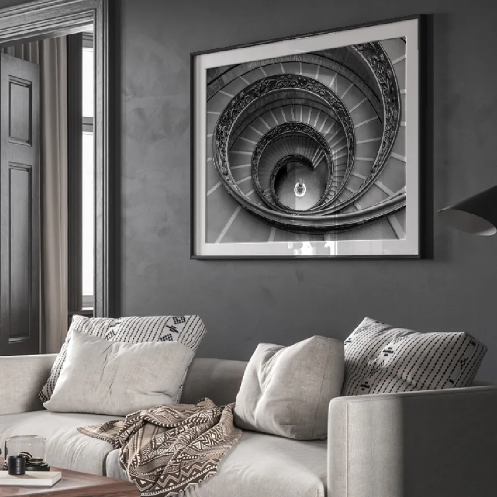 Spiral staircase at the Vatican museum, Rome, Italy