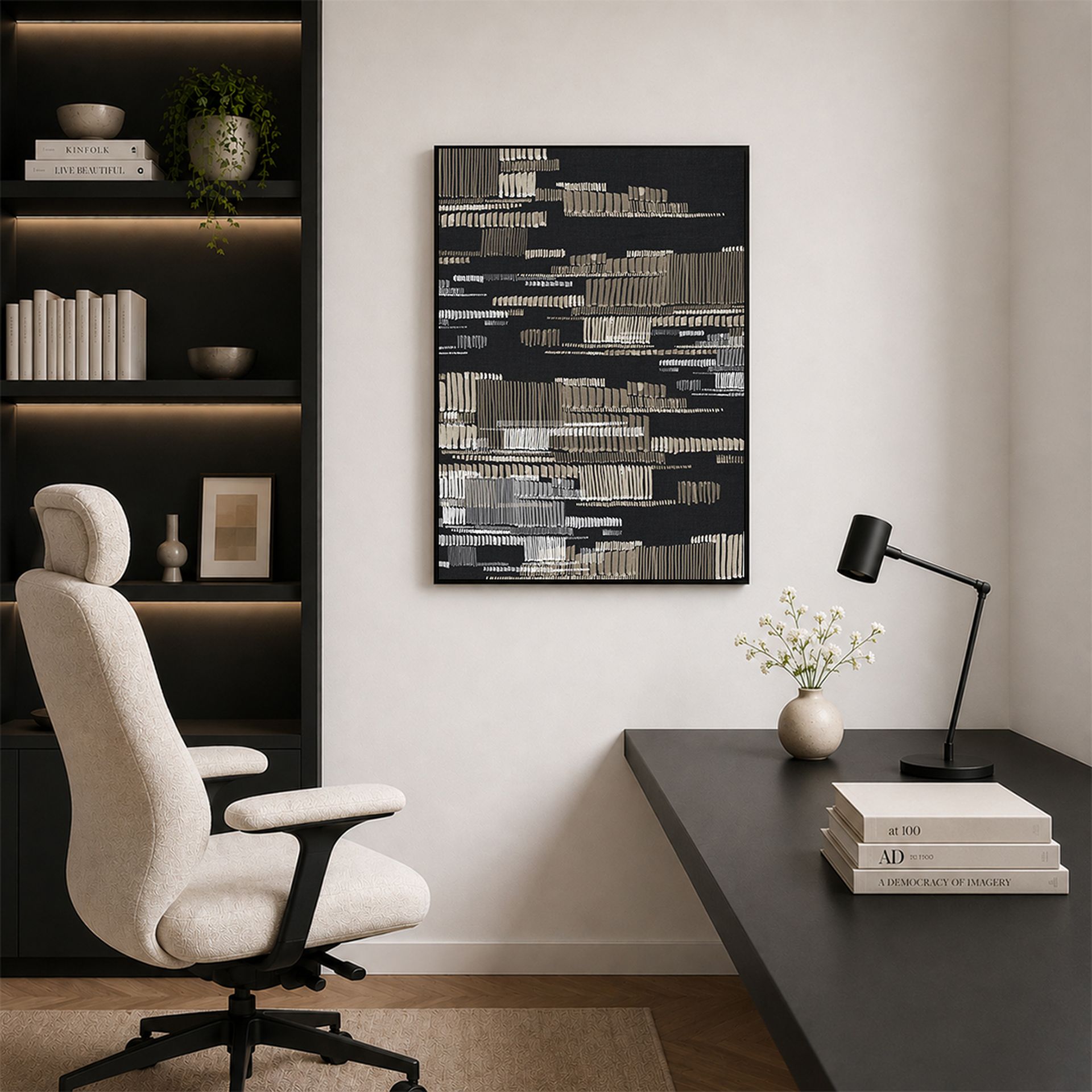 Linear Rhythms in Neutral Shades