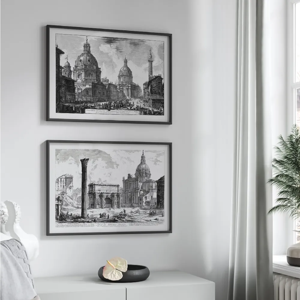 Veduta della du Chiese della Madonna