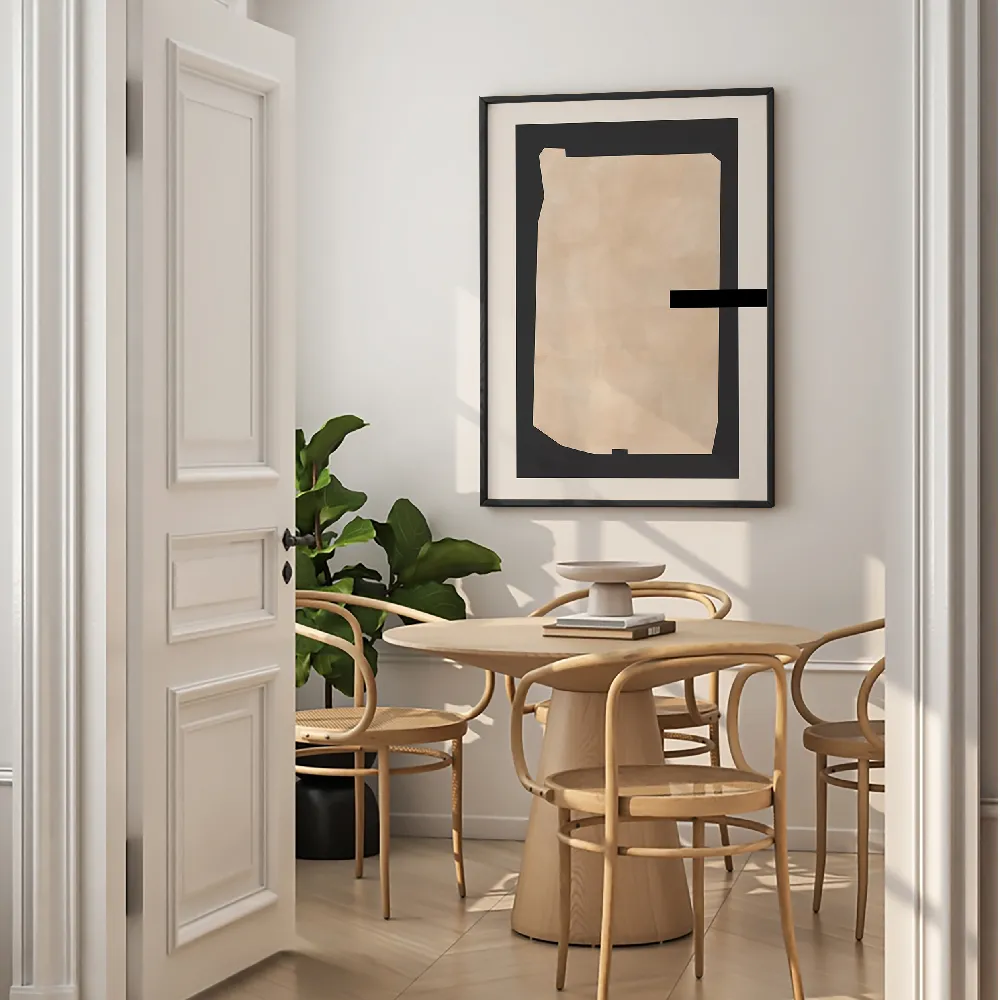 Abstract Beige Painting