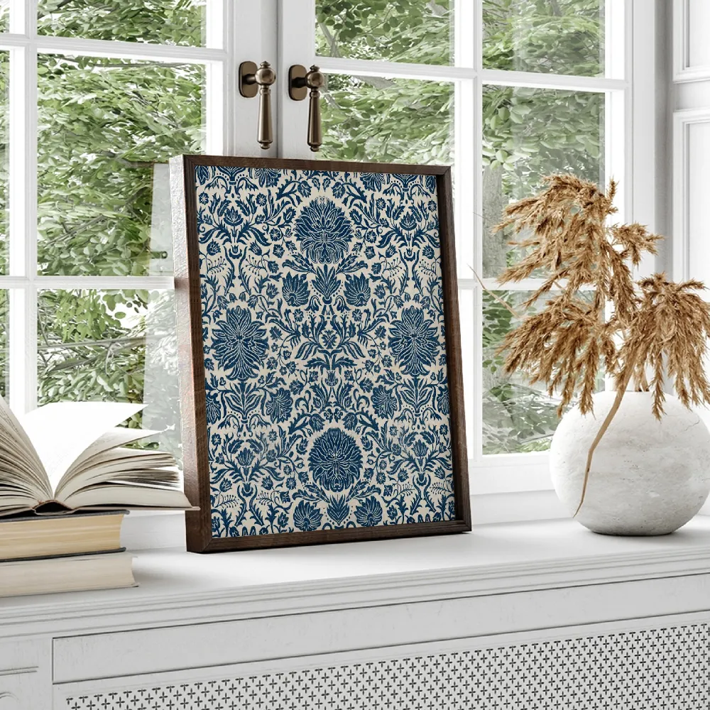 Baroque Tapestry in Navy