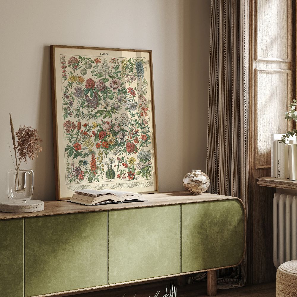 Vintage Flower Chart